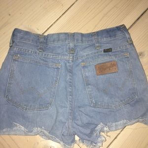 Vintage Wrangler Cut Off Short Shorts